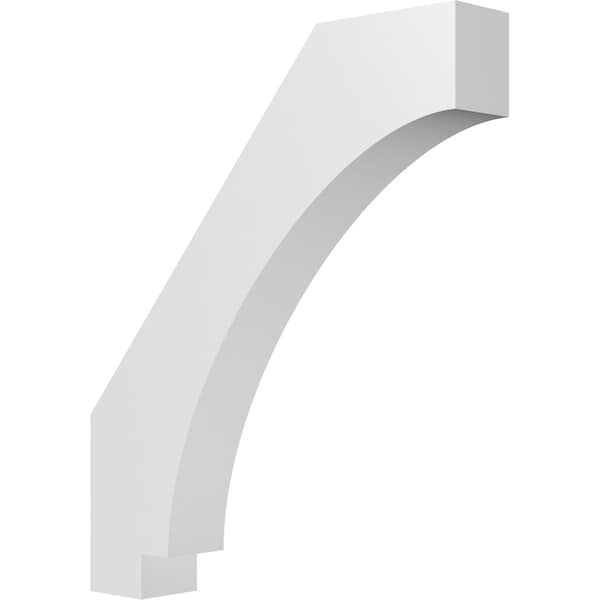Ekena Millwork 3 1/2-in. W x 20-in. D x 24-in. H Imperial Architectural Grade PVC Knee Brace BRCP035X20X24IMP - main